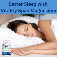 Load image into Gallery viewer, NEW! Magnesium Glycinate 400mg, 120 vegetable capsules, Made in USA