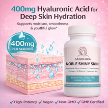 Load image into Gallery viewer, Hyaluronic Acid 400mg Capsules โ Skin Hydration, Glow & Anti-Aging Support