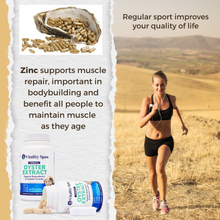 Load image into Gallery viewer, Vitality Span Oyster Extract - Highly Concentrated ZINC Supplement for Men & Women – Supports Energy, Stamina and Libido; 500 mg, 60 Vegetable Capsules, Made in USA