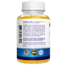 Load image into Gallery viewer, Collagen, Biotin + Vitamins Complex for Beautiful Skin, Hair & Nails, Healthy Joints, 60 Low Sugar Lemon Gummies. Made in USA.