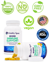 Load image into Gallery viewer, Multi-Vitamin Complex - 15 Powerful Natural Ingredients, Strong Immune Support, 90 Vegetable Caps, Made in USA