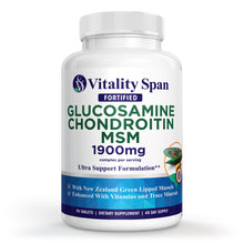 Load image into Gallery viewer, Joint Support &amp; Mobility Complex, MSM &amp; Vitamins – Healthy Aging Formula, Made in USA
