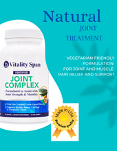 Load image into Gallery viewer, Fortified Joint Relief Complex, with New Zealand Green Lipped Mussels Extract, MSM, Vitamins A,B,C,E. 90 Veggie Tablets, Made in USA
