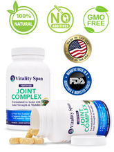 Load image into Gallery viewer, Fortified Joint Relief Complex, with New Zealand Green Lipped Mussels Extract, MSM, Vitamins A,B,C,E. 90 Veggie Tablets, Made in USA
