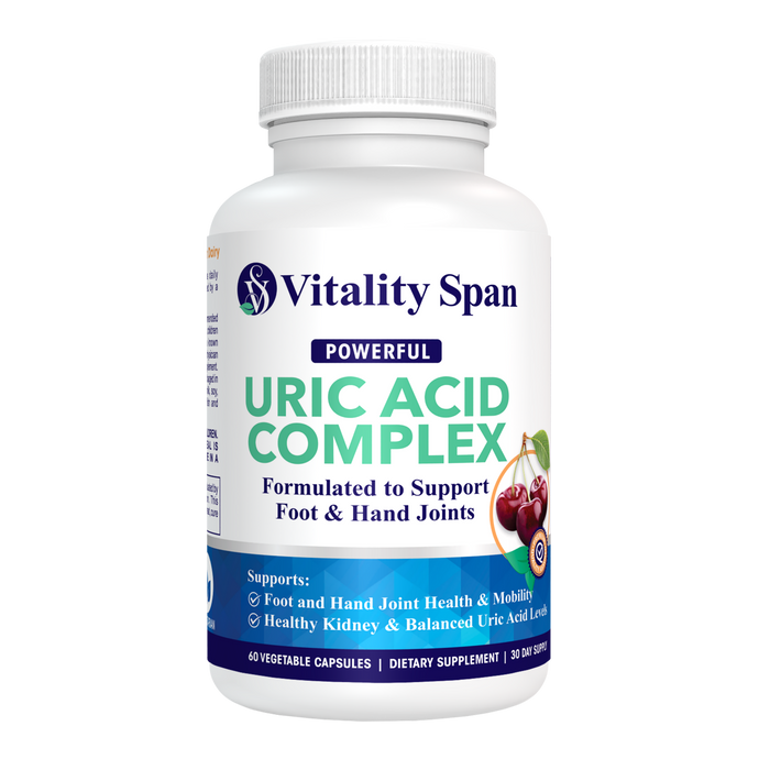 Uric Acid Cleanse and Joint Relief 14-in-1 Complex - Turmeric, MSM and Devil's Claw. 60 Veggie Caps, Made in USA
